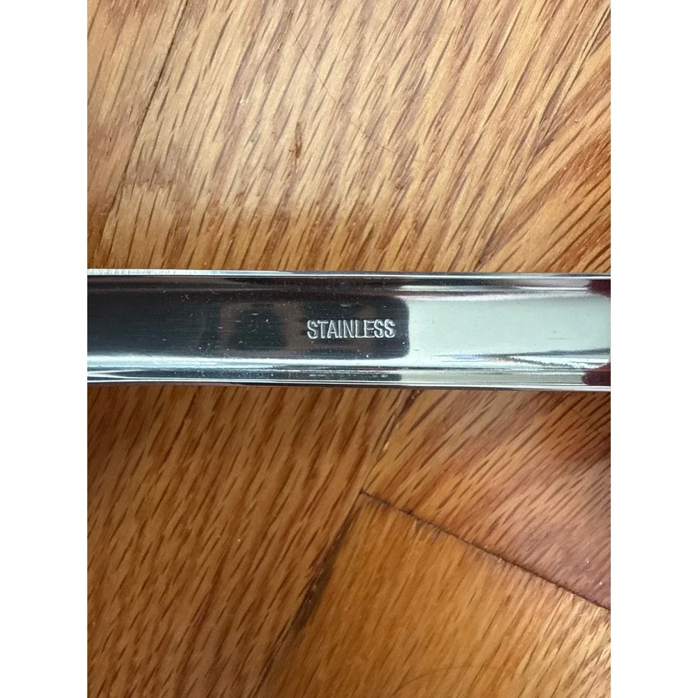 Chef Craft Stainless Steel Slotted Turner Spatula Black Handle 12510 NEW